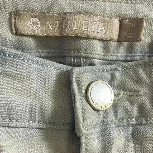 Athleta Sculptek Light Blue Skinny Jeans stretchy Sz 10 - Picture 4 of 6
